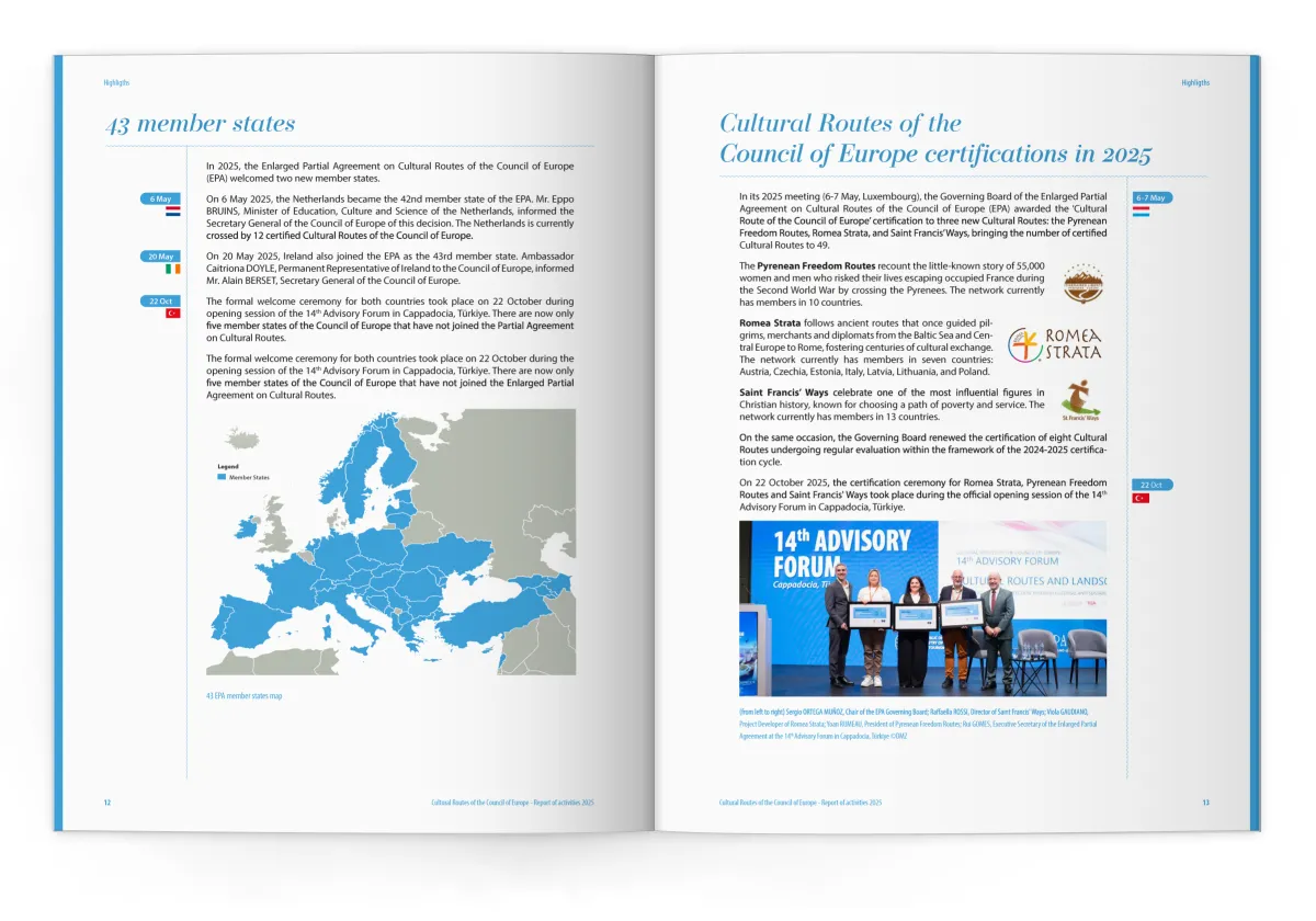 CoE Cultural Routes Report 2025