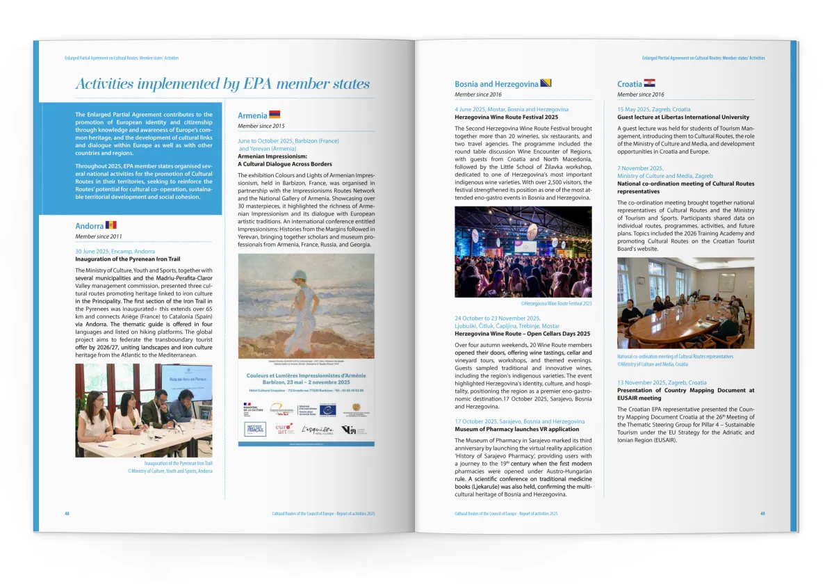CoE Cultural Routes Report 2025