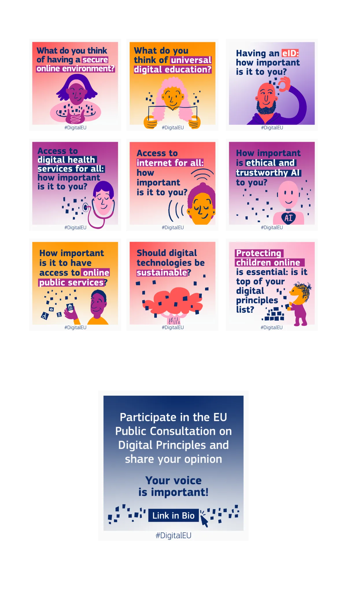 Digital principles EU survey