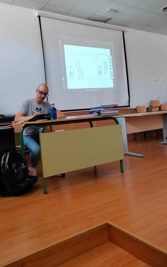 Comic workshop at Ntra. señora de Atocha school