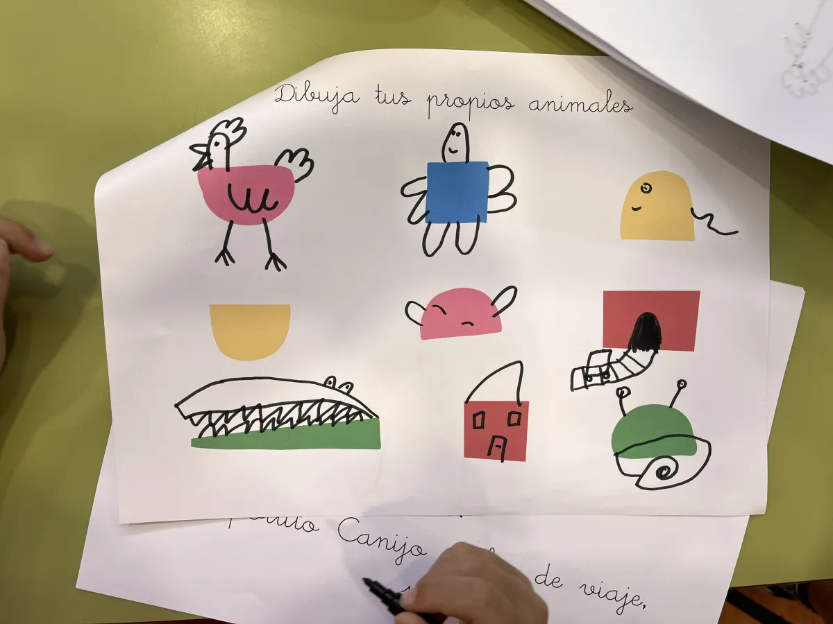 Comic workshop at Ntra. señora de Atocha school