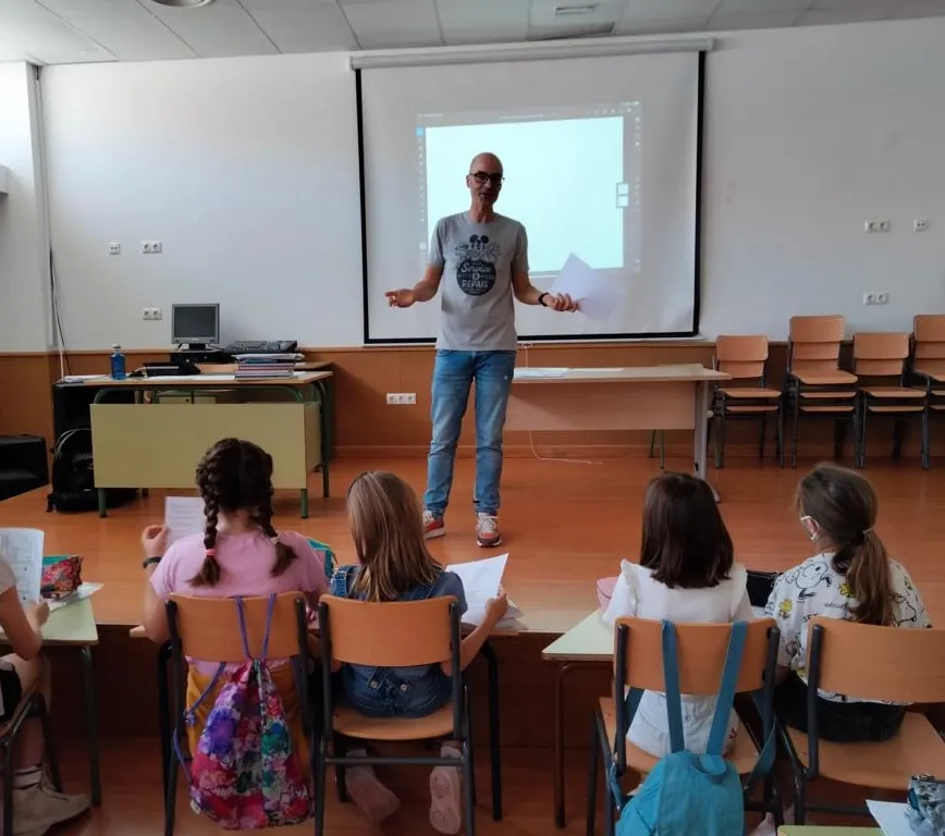 Comic workshop at Ntra. señora de Atocha school