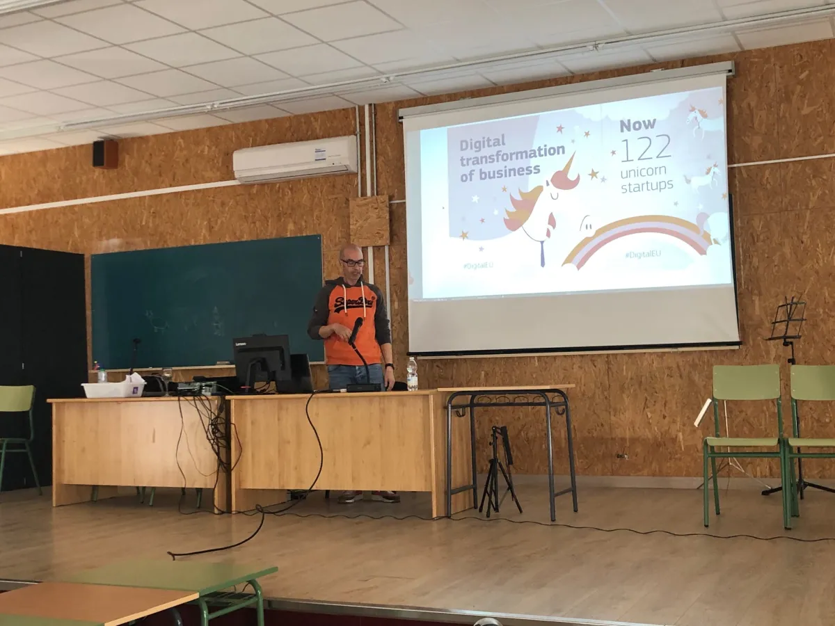 Charla en el IES El Carmen